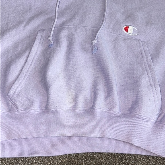 Champion lilac Cropped Hoodie Sweater - Picture 4 of 9